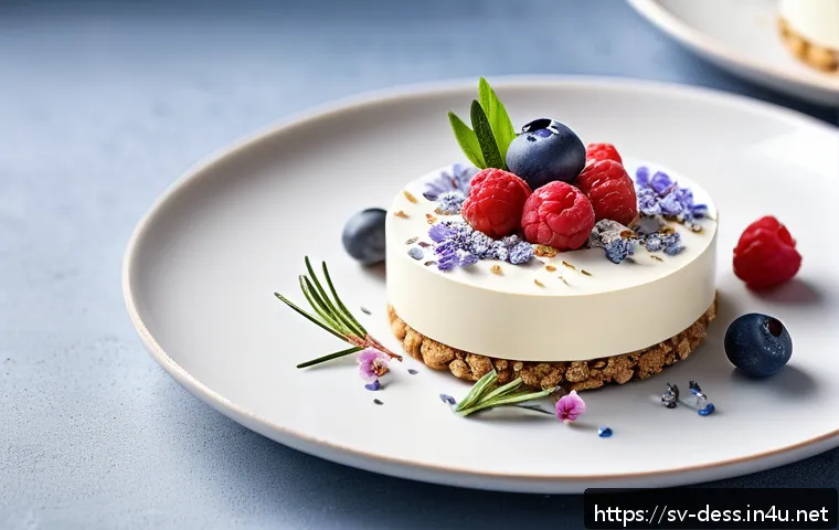 디저트 전문가의 시그니처 디저트 만들기 - A beautifully styled dessert featuring a layered gluten-free almond and oat cookie base topped with ...